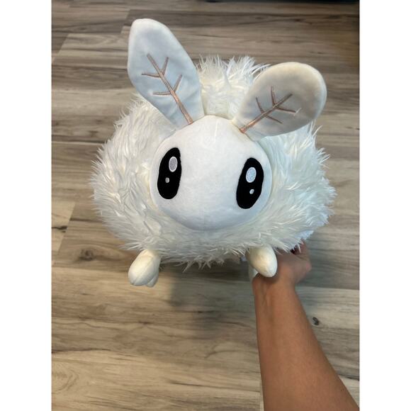 Squishable 24” Large Poodle Moth Plush White Rose Gold Stitching Moth - Picture 2 of 6